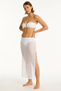 Sea Level Surf Mesh Long Skirt Splash Swimwear