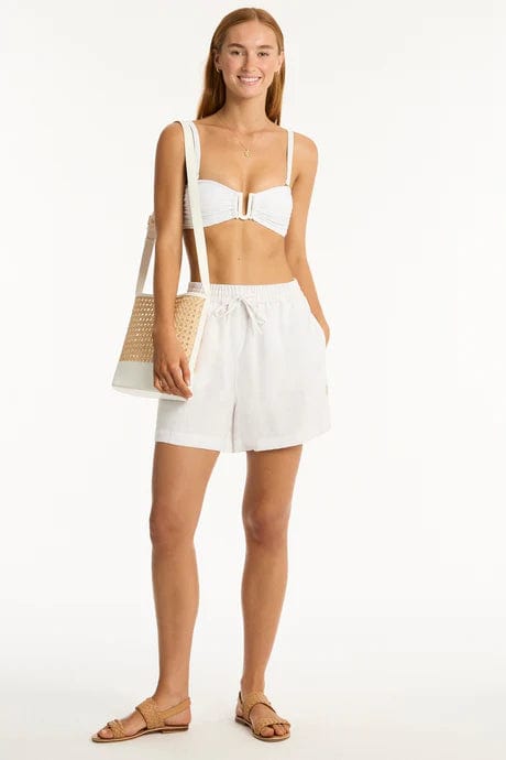 Sea Level Clothing SL9057TL White / XS Tidal Linen Boardwalk Short