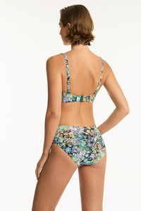 Sea Level Wildflower Twist Band Mid Pant Sea Level Wildflower Twist Band Mid Pant Splash Swimwear Bikini Bottoms