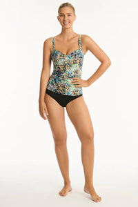 Sea Level Wildflower Twist Front Singlet Sea Level Wildflower Twist Front Singlet Splash Swimwear