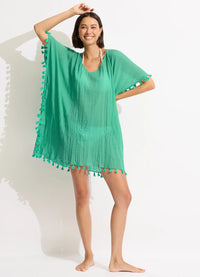 Amnesia Kaftan - Seafolly - Splash Swimwear  - June22, kaftans & cover ups, Seafolly, Womens - Splash Swimwear 