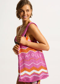 Seafolly Beach Bazaar Crochet Tote Bag - Hot Pink Seafolly Beach Bazaar Crochet Tote Bag - Hot Pink Splash Swimwear Tote 9349623358527