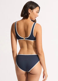 Seafolly Beach Bound Ring Front Tank Bikini Top - True Navy Seafolly Beach Bound Ring Front Tank Bikini Top - True Navy Splash Swimwear Bikini Tops