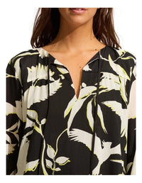 Seafolly Birds Of Paradise Cover Up Seafolly Birds Of Paradise Cover Up Splash Swimwear Kaftans & Cover Ups