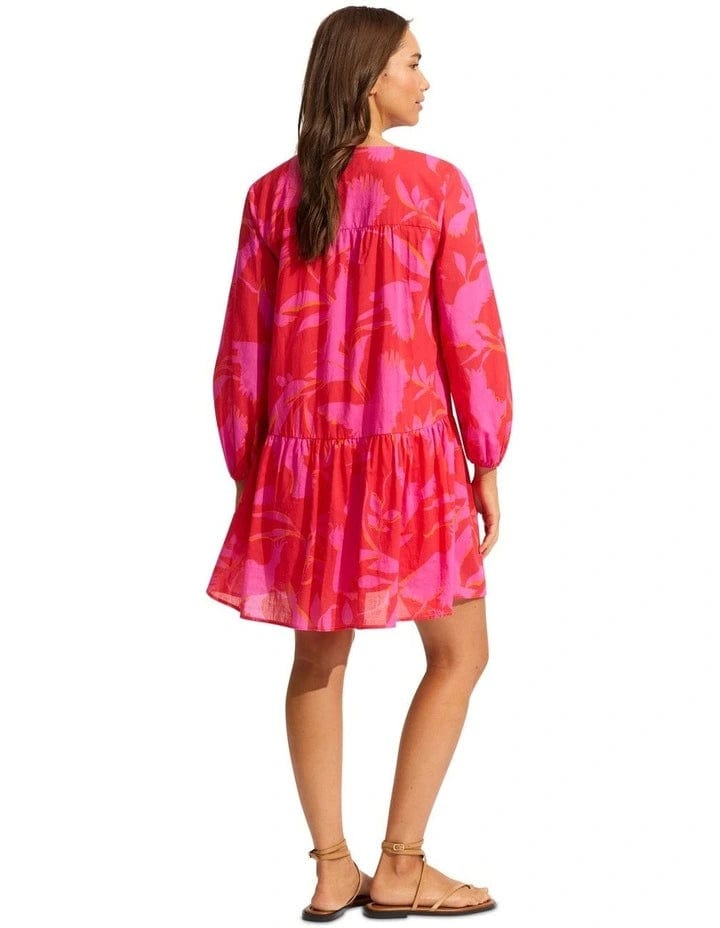 Seafolly Birds Of Paradise Cover Up Seafolly Birds Of Paradise Cover Up Splash Swimwear Kaftans & Cover Ups