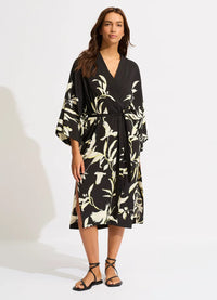 Seafolly Birds Of Paradise Kimono - Black Seafolly Birds Of Paradise Maxi Dress Splash Swimwear Kimonos