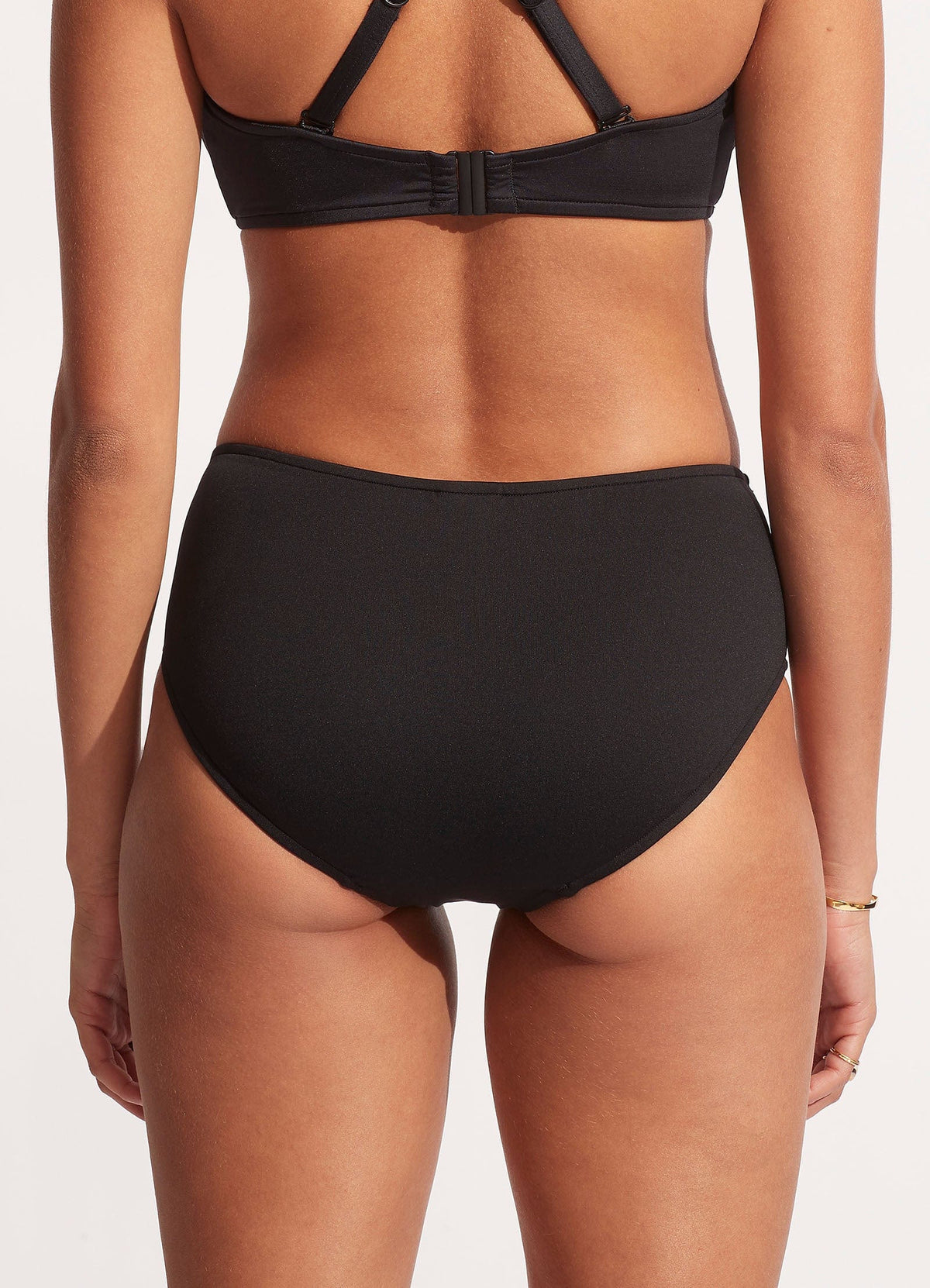 Seafolly Collective Gathered Front Retro Pant Splash Swimwear Bikini Bottoms