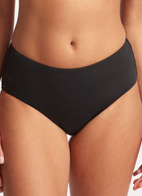 Collective Wide Side Retro Pant - Seafolly - Splash Swimwear  - bikini bottoms, Dec21, Seafolly, Womens, womens swim - Splash Swimwear 