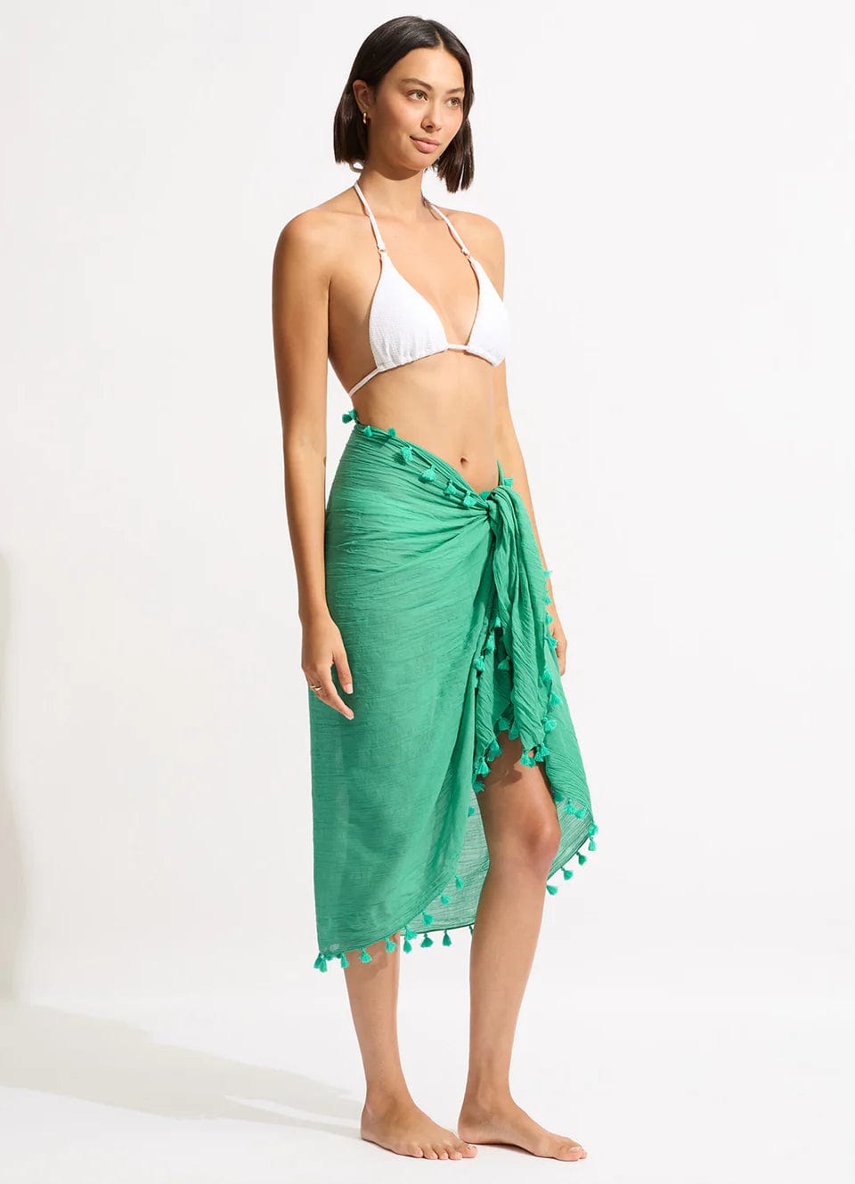 Cotton Gauze Sarong - Seafolly - Splash Swimwear  - June22, Sarongs, Seafolly, Womens, womens clothing - Splash Swimwear 