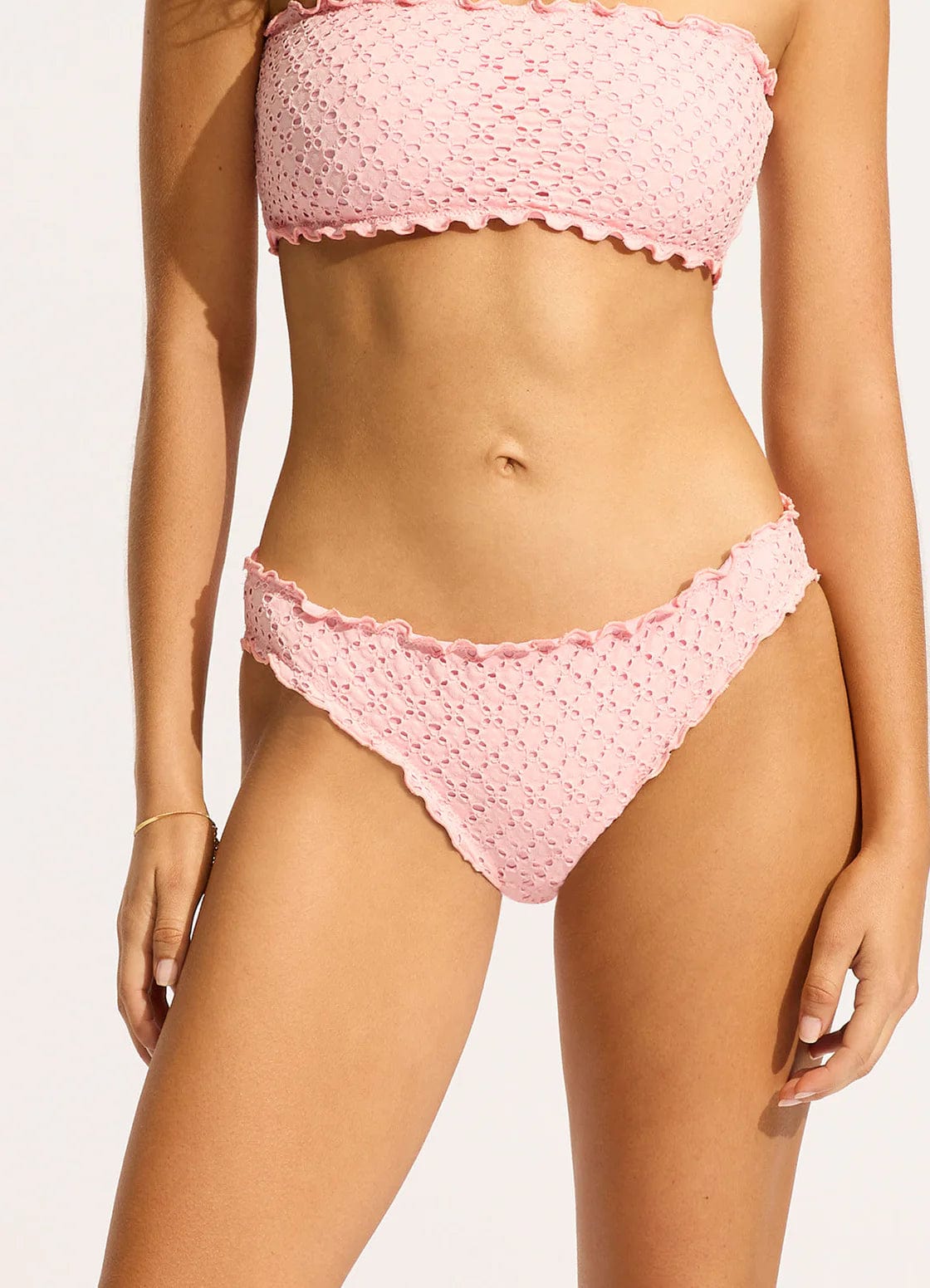 Seafolly Daydreamer Hipster Pant - Dusty Pink Seafolly Daydreamer Hipster Pant - Dusty Pink Splash Swimwear