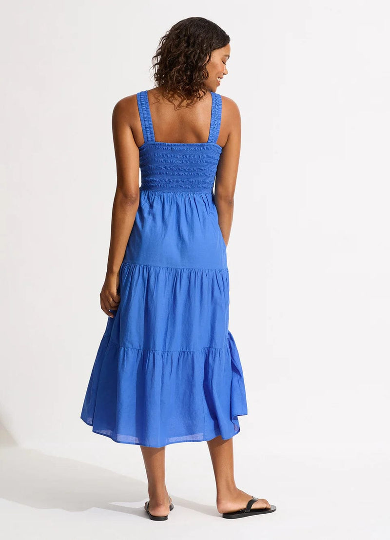 Seafolly Dresses Faithful Midi Dress - Azure