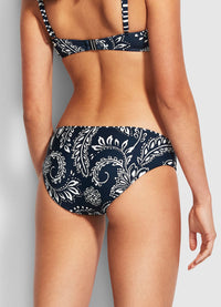 Folklore Reversible Hipster Pant - Seafolly - Splash Swimwear  - bikini bottoms, Oct21, Seafolly, Womens - Splash Swimwear 