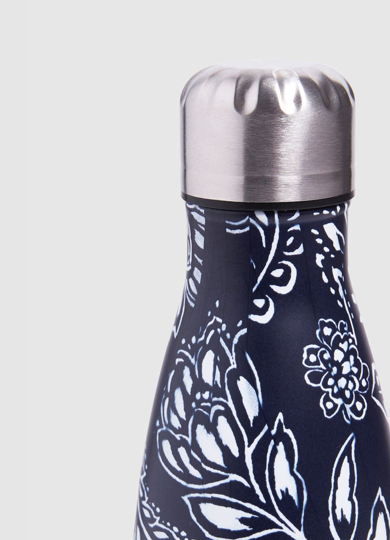 Folklore Water Bottle - True Navy - Seafolly - Splash Swimwear  - accessories, Oct21, Seafolly, Womens - Splash Swimwear 