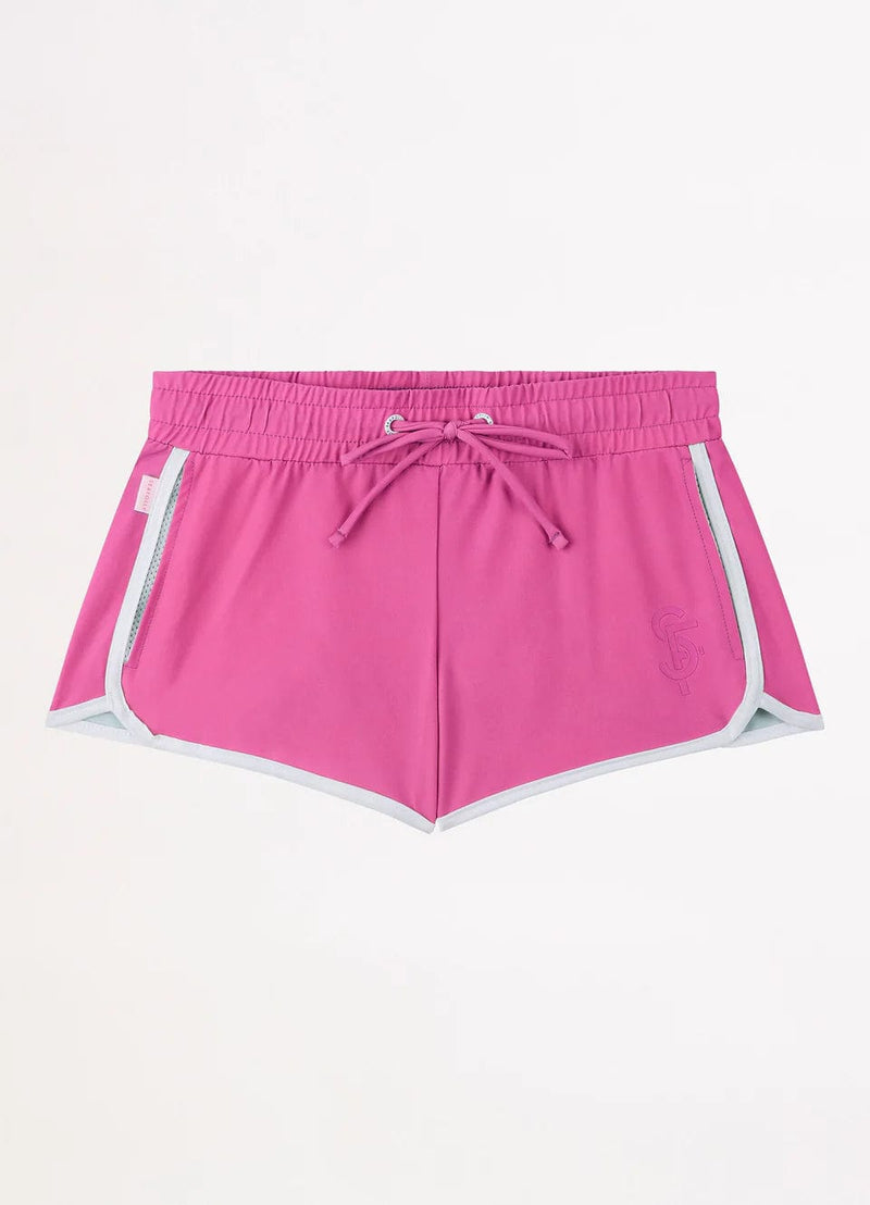 Seafolly Girls Girls Essential Board Short 56551 Splash Swimwear kids Pink / G8 9354794571170