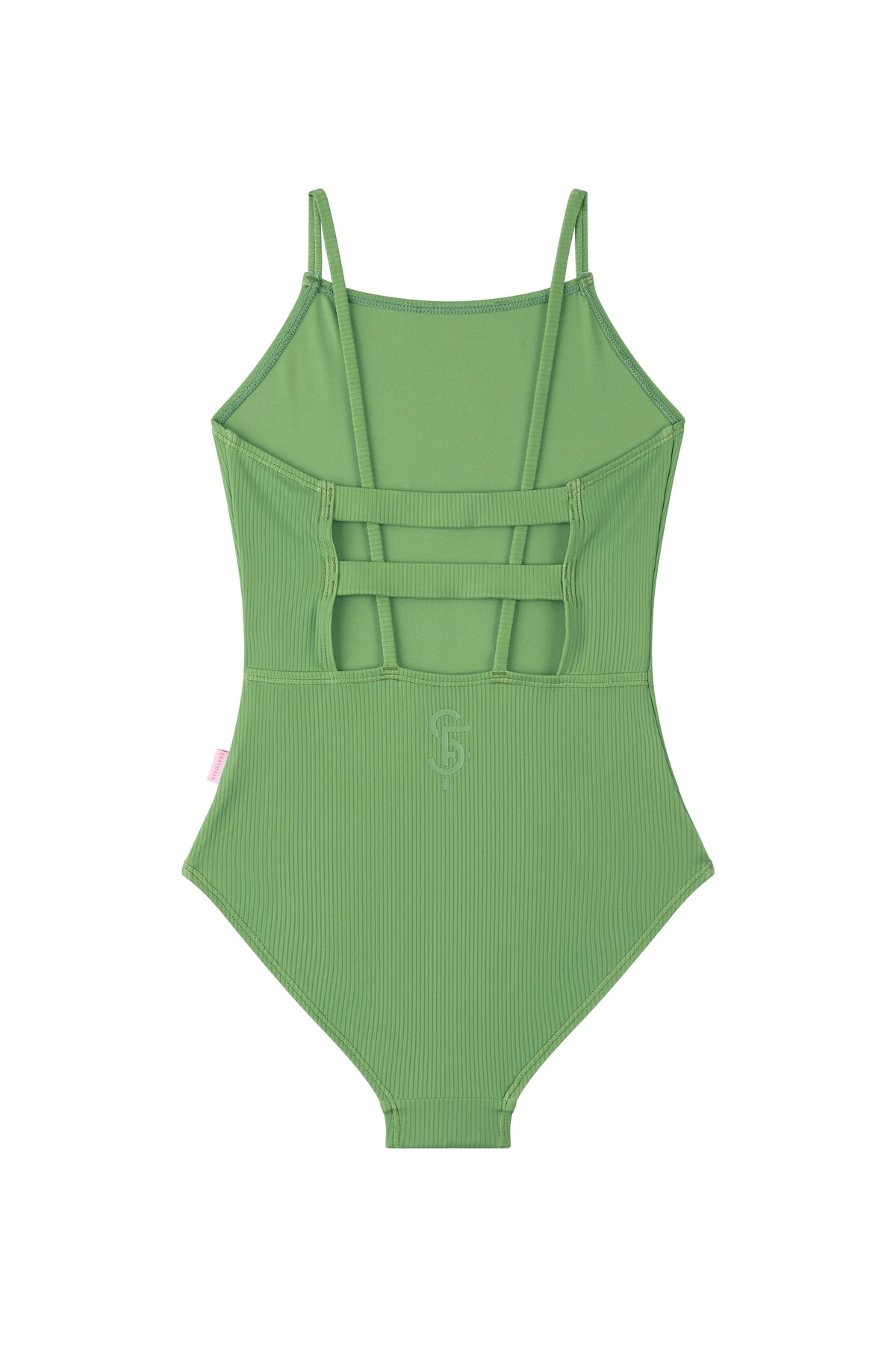 Seafolly Girls Girls Essential One Piece - Khaki Splash Swimwear Kids Swimwear