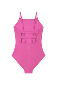 Seafolly Girls Girls Essential One Piece - Pink Splash Swimwear Kids Swimwear