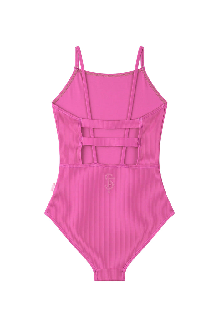 Seafolly Girls Girls Essential One Piece - Pink Splash Swimwear Kids Swimwear