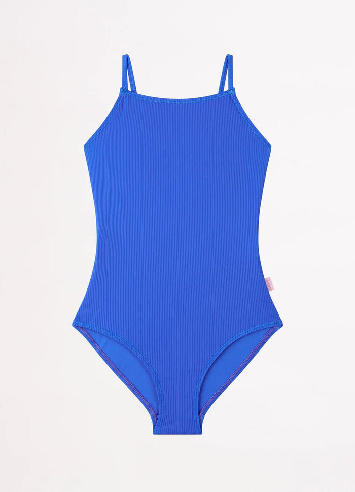 Seafolly Girls Girls Essential One Piece - Royal Splash Swimwear Kids Swimwear