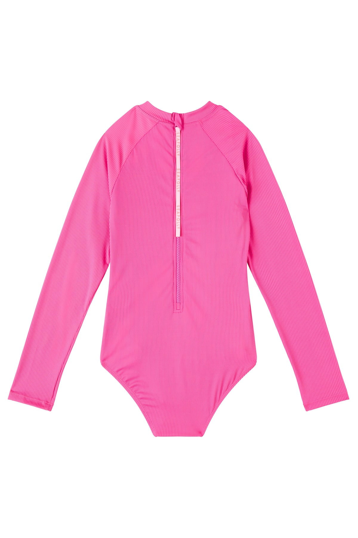 Seafolly Girls Girls Essential Panelled Paddlesuit - Pink Splash Swimwear Girls 8-16