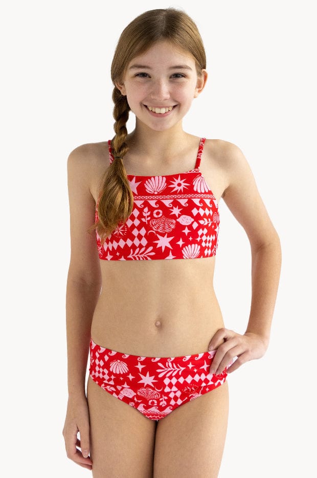 Seafolly Girls One Pieces Girls Mykonos Summer Bikini Seafolly Girls Girls Mykonos Summer Bikini