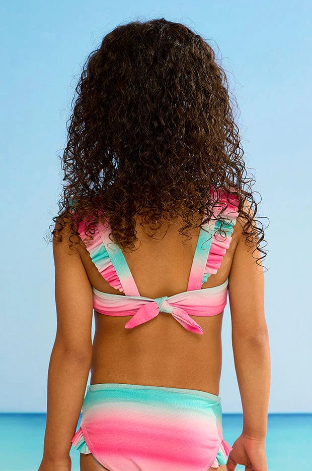 Seafolly Girls Girls Ombre Frill Crop Set Seafolly Girls Ombre Frill Crop Set Splash Swimwear