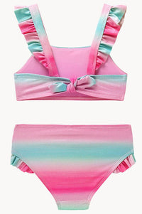 Seafolly Girls Girls Ombre Frill Crop Set Seafolly Girls Ombre Frill Crop Set Splash Swimwear