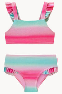 Seafolly Girls Girls Ombre Frill Crop Set Seafolly Girls Ombre Frill Crop Set Splash Swimwear