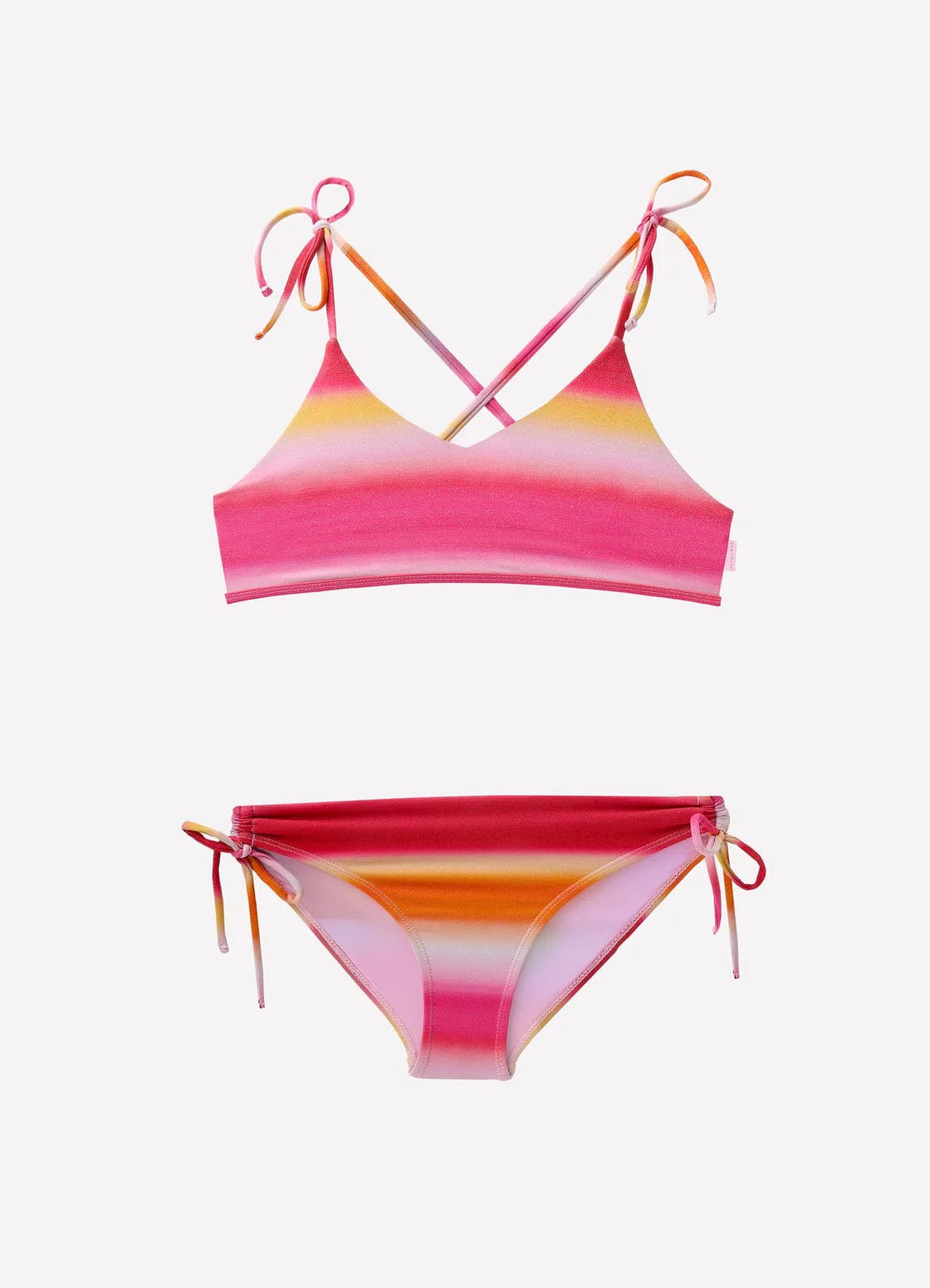 Seafolly Girls Girls Ombre Tie Bikini - Ombre Red Seafolly Girls Ombre Tie Bikini - Ombre Red Splash Swimwear