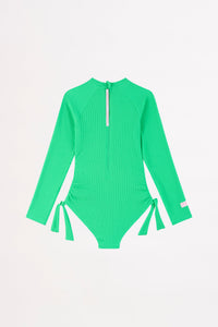 Seafolly Girls Girls Summer Essential L/S Paddlesuit Splash Swimwear kids