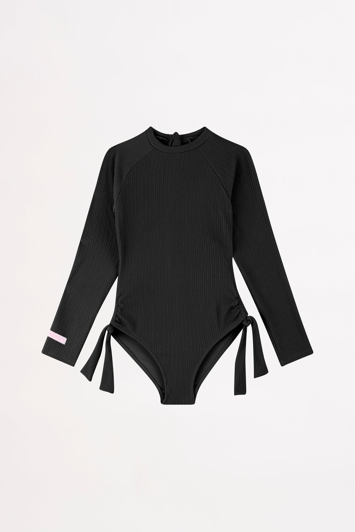 Seafolly Girls Girls Summer Essential L/S Paddlesuit 15772 Splash Swimwear kids G8 / Black 9354794560662