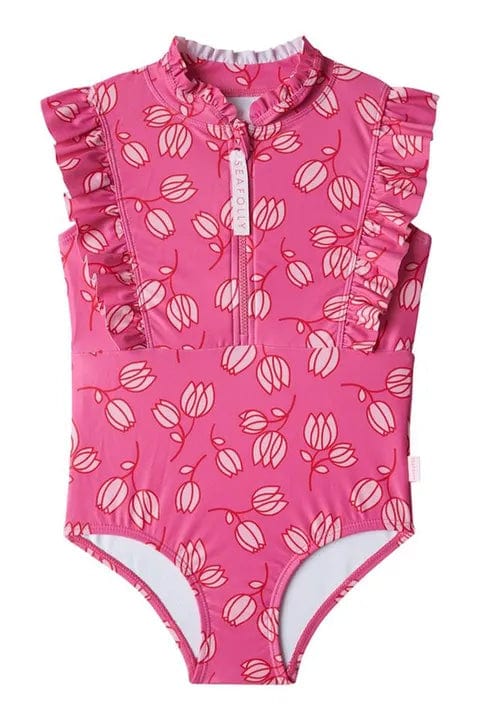 Seafolly Girls Girls Valencia Sleeveless One Piece Splash Swimwear kids