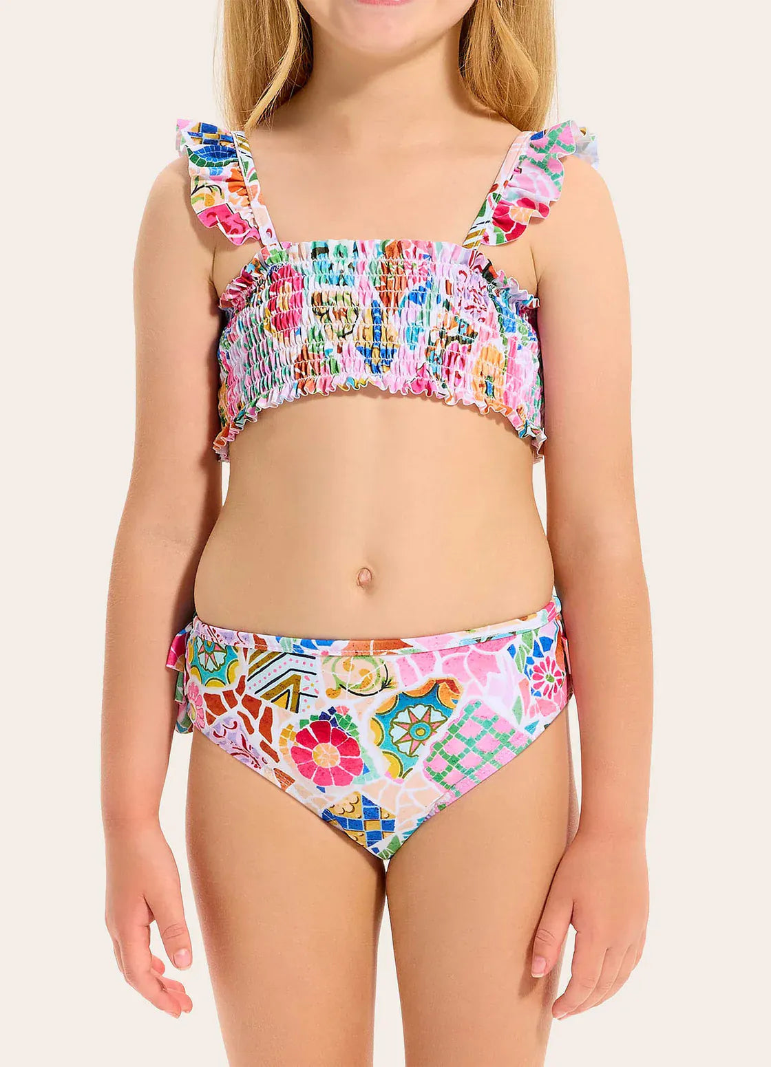 Seafolly Girls Seafolly Girls Beach Boheme Shirred Bikini Set Seafolly Girls Gingham Bikini Splash Swimwear Kids Swimwear