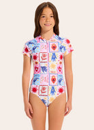 Seafolly Girls Seafolly Girls Palermo Paddlesuit Seafolly Girls Gingham Bikini Splash Swimwear Kids Swimwear