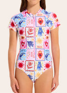 Seafolly Girls Seafolly Girls Palermo Paddlesuit Seafolly Girls Gingham Bikini Splash Swimwear Kids Swimwear