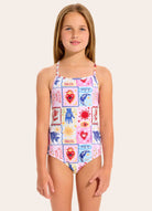 Seafolly Girls Seafolly Girls Palermo Tie One Piece Swimsuit Seafolly Girls Gingham Bikini Splash Swimwear Kids Swimwear