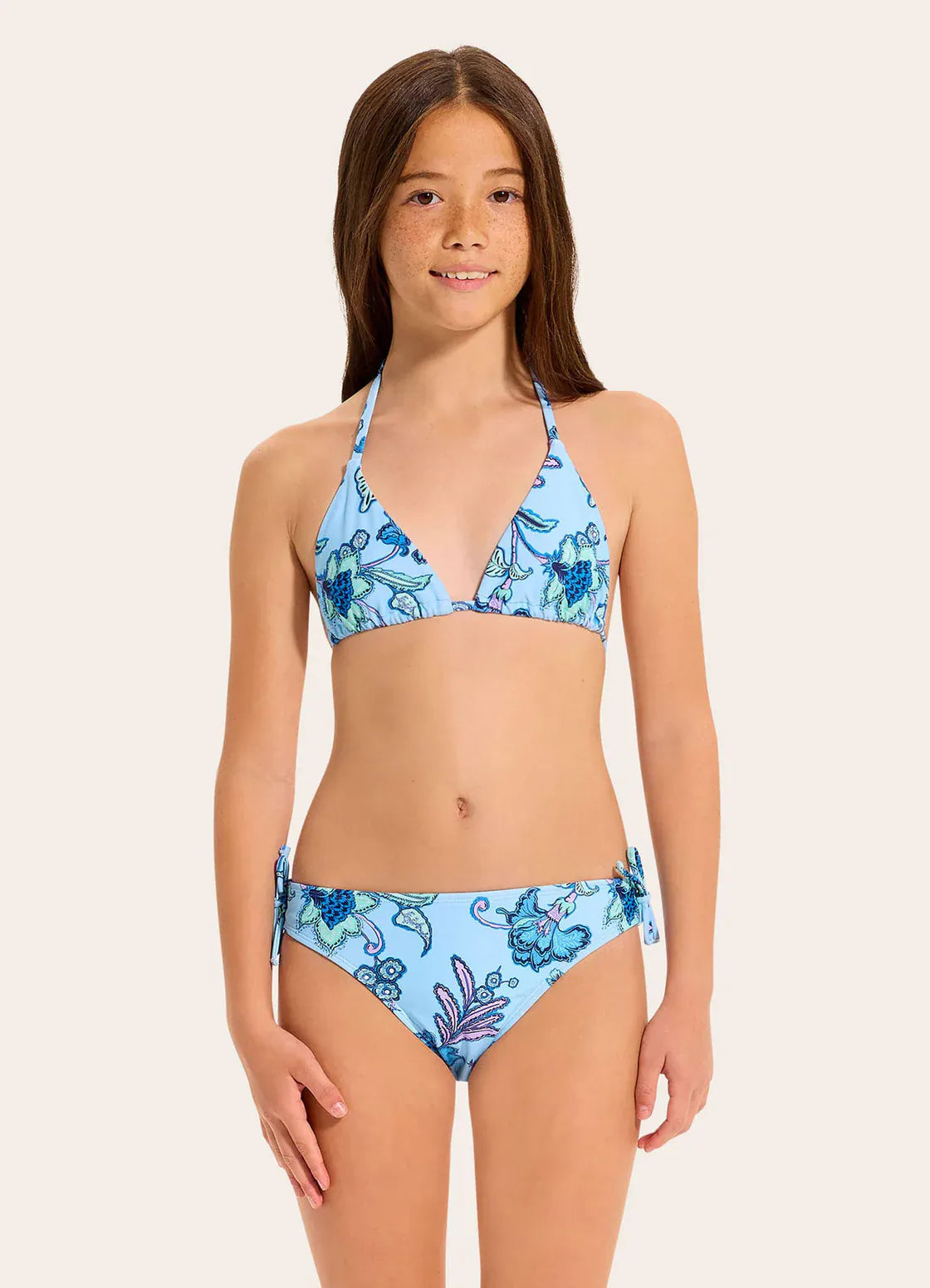 Seafolly Girls Seafolly Girls Summer Chintz Triangle Bikini Set Seafolly Girls Gingham Bikini Splash Swimwear Kids Swimwear