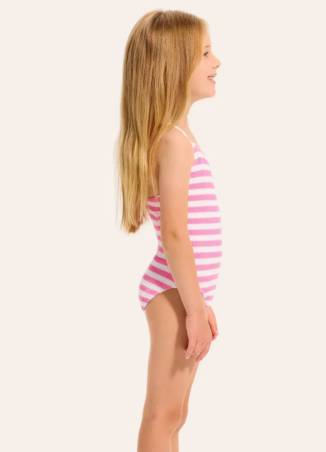 Seafolly Girls Seafolly Girls Texture One Piece Swimsuit - Candy Pink Seafolly Girls Gingham Bikini Splash Swimwear Kids Swimwear