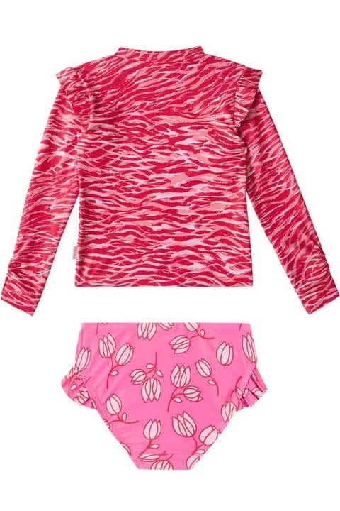 Seafolly Girls Valencia Long Sleeve Surf Set Splash Swimwear Girls 00-7