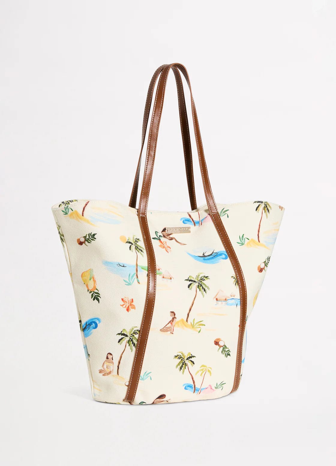 Seafolly Isla Palm Tote Bag 72119-BG Seafolly Isla Palm Tote Bag Splash Swimwear Bags 9360519068139