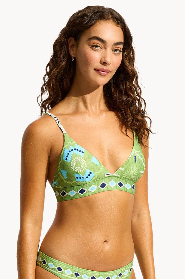 Seafolly Bikini Tops Kasbah Banded Bralette Seafolly Kasbah Banded Bralette