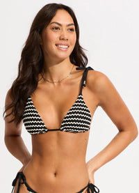 Seafolly Mesh Effect Slide Tri Seafolly Mesh Effect Slide Tri Splash Swimwear Bikini Tops