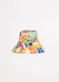 Seafolly Oversized Bucket Hat - Turquoise 72151 Seafolly Oversized Bucket Hat - Turquoise Splash Swimwear 9360519099218