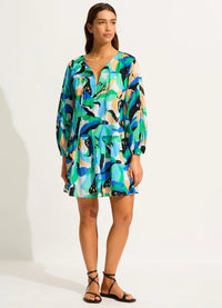 Seafolly Rio Cover Up - Jade Seafolly Rio Cover Up - Jade Splash Swimwear Kaftans & Cover Ups