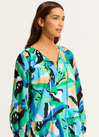 Seafolly Rio Cover Up - Jade Seafolly Rio Cover Up - Jade Splash Swimwear Kaftans & Cover Ups