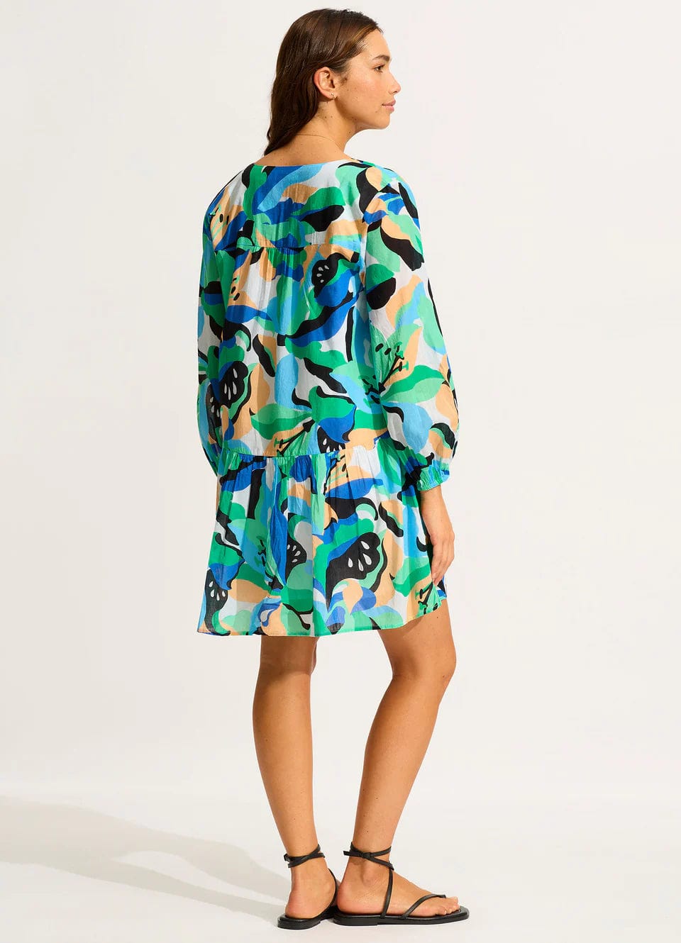 Seafolly Rio Cover Up - Jade Seafolly Rio Cover Up - Jade Splash Swimwear Kaftans & Cover Ups