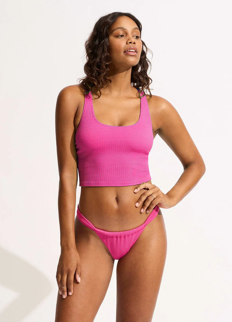 Seafolly Sea Dive Action Back Tank 31478-861 Shop Sea Dive Bralette - Fuchsia Rose by Seafolly | Australian Swimwear Brands | Splash Swimwear Splash Swimwear Bikini Tops 10 / Violet 9349623163411