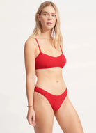 Seafolly Sea Dive Bralette - Chilli Red Shop Seafolly Sea Dive Bralette Violet  At Splash Swimwear Splash Swimwear Bikini Tops