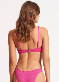 Seafolly Sea Dive Bralette - Fuchsia Rose Shop Sea Dive Bralette - Fuchsia Rose by Seafolly | Australian Swimwear Brands | Splash Swimwear Splash Swimwear Bikini Tops