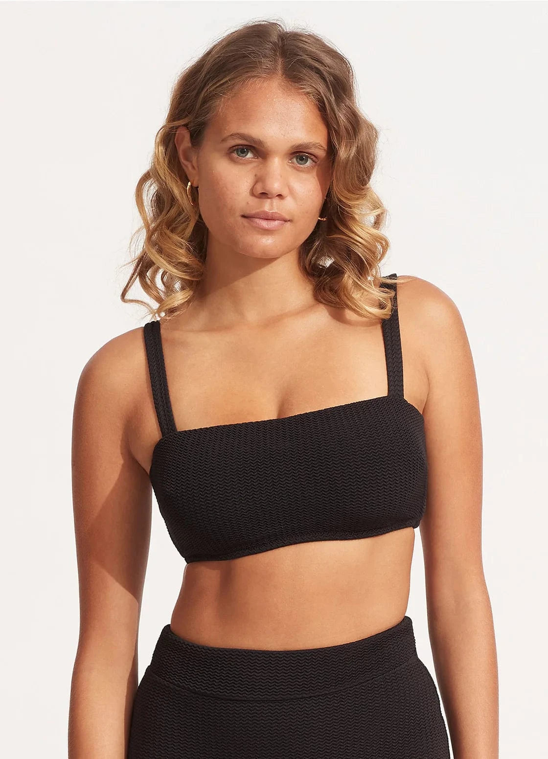 Seafolly Sea Dive DD Tank Bra - Black Sea Dive DD Tank Bra - Black Splash Swimwear Bikini Tops
