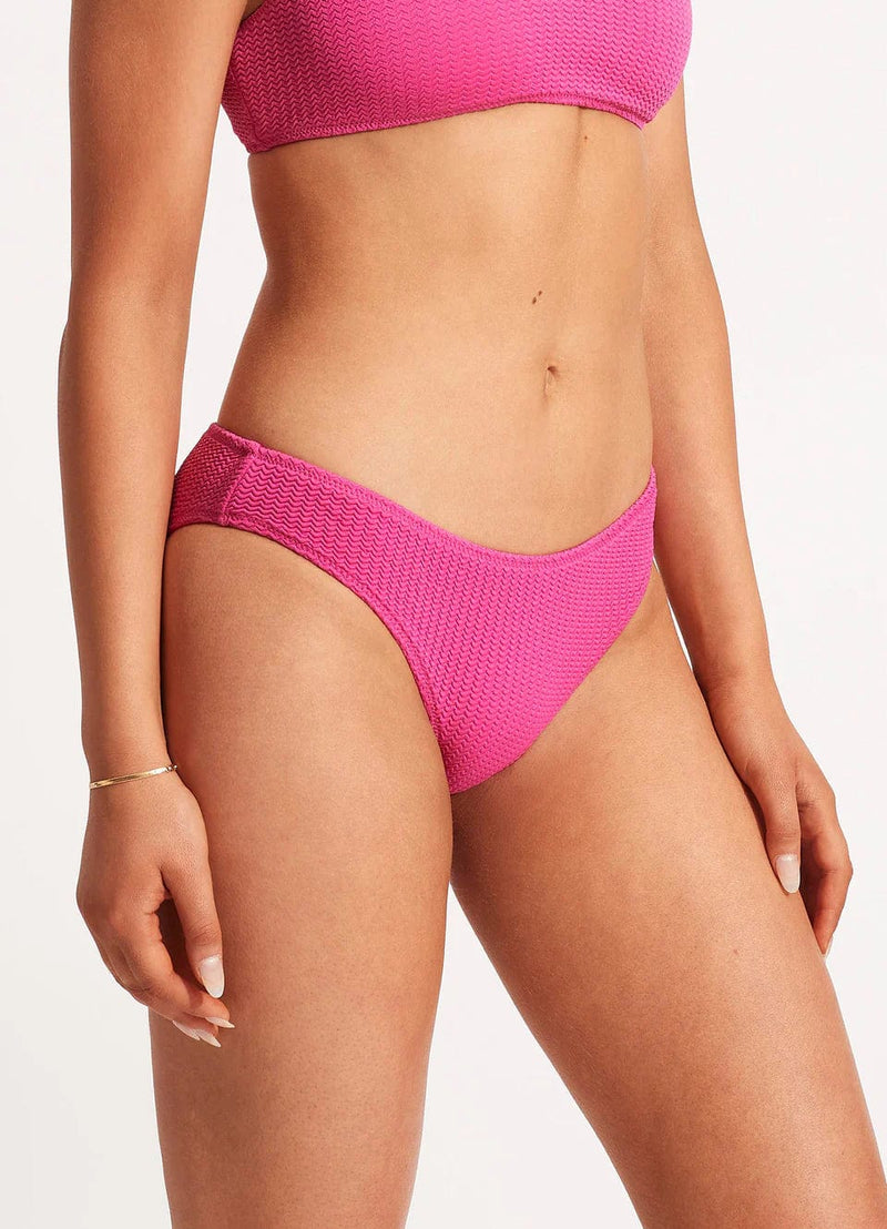 Seafolly Sea Dive Hipster Pant - Fuchsia Rose Splash Swimwear Bikini Bottoms